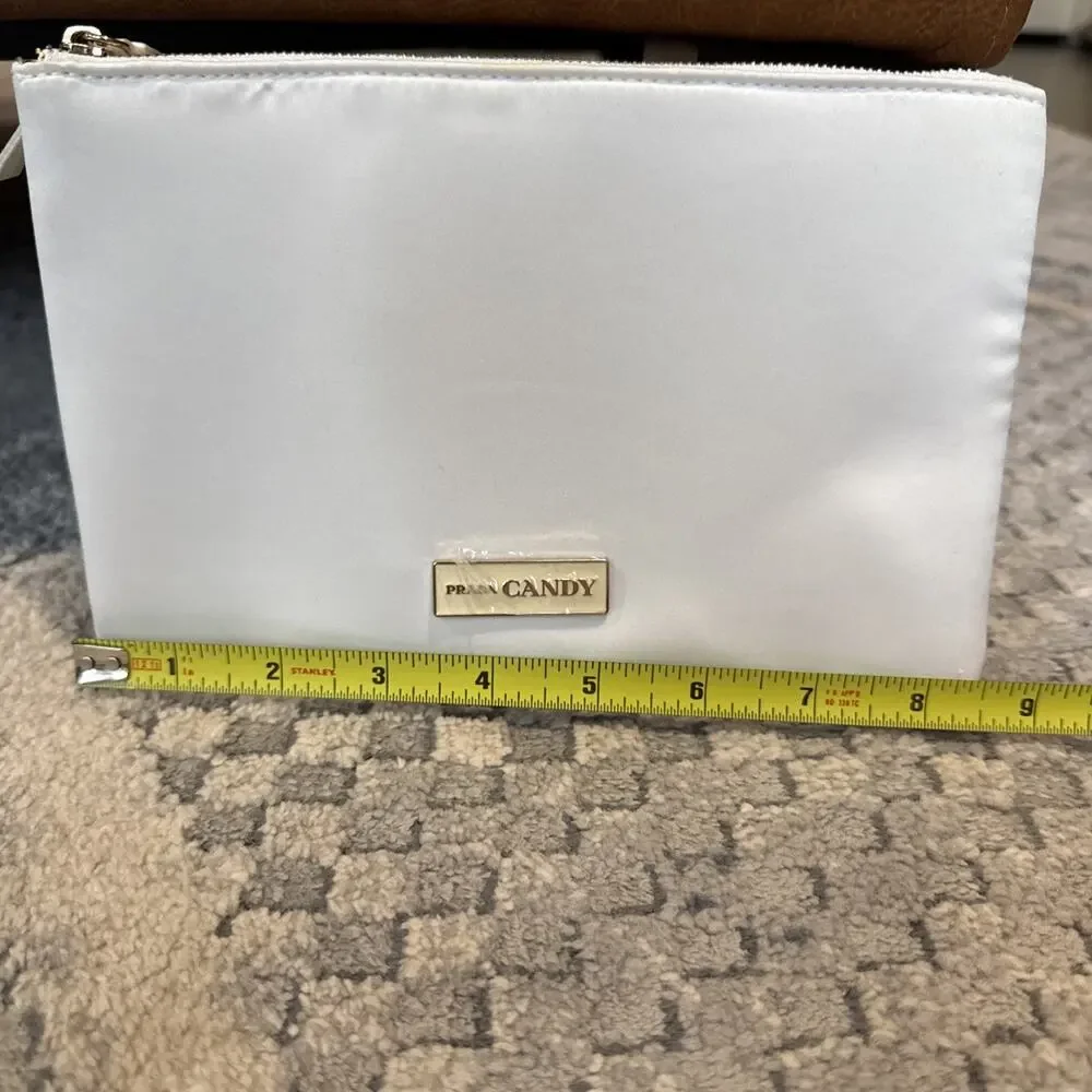 PRADA CANDY KISS Makeup Pouch Toiletry Case 2 pc snaps together